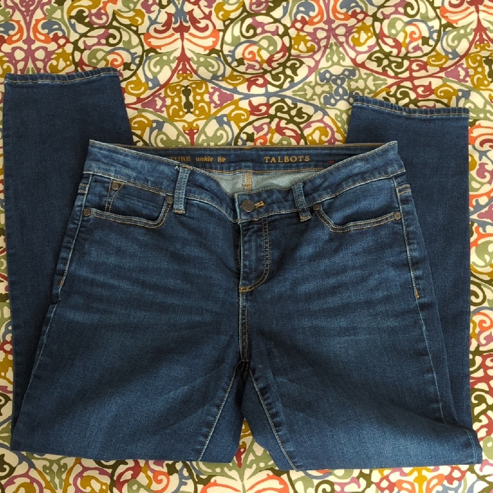 Talbots Women's Dark Blue Skinny Jeans